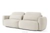 ELOSA Sofa 3 Japandi aus weißem Bouclé-Stoff weiß - Foto 3