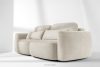 ELOSA Sofa 3 Japandi aus weißem Bouclé-Stoff weiß - Foto 20