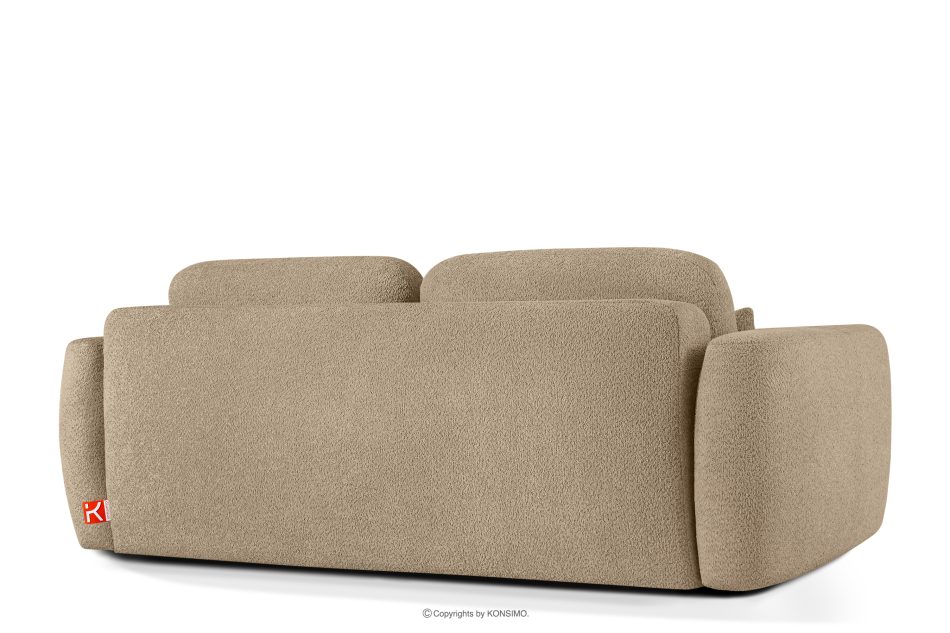 ELOSA Sofa 3 Japandi aus beigem Bouclé-Stoff beige - Foto 5