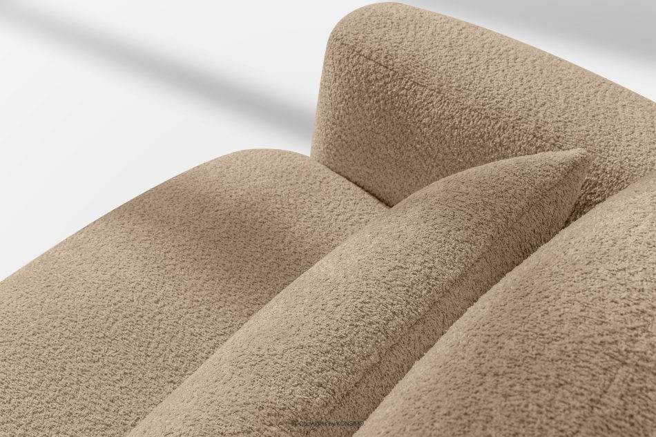 ELOSA Sofa 3 Japandi aus beigem Bouclé-Stoff beige - Foto 11