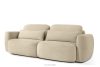 ELOSA Sofa 3 Japandi aus hellbeigem Bouclé-Stoff hellbeige - Foto 3