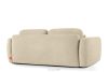 ELOSA Sofa 3 Japandi aus hellbeigem Bouclé-Stoff hellbeige - Foto 6