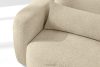 ELOSA Sofa 3 Japandi aus hellbeigem Bouclé-Stoff hellbeige - Foto 8