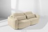 ELOSA Sofa 3 Japandi aus hellbeigem Bouclé-Stoff hellbeige - Foto 21