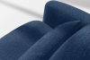 ELOSA Dreisitzer-Sofa im japanischen Stil mit Bouclé-Stoff in Marineblau dunkelblau - Foto 12