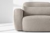 ELOSA Japandi-Ecksofa aus Bouclé-Stoff, rechts, grau grau - Foto 7