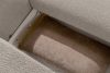 ELOSA Japandi-Ecksofa aus Bouclé-Stoff, rechts, grau grau - Foto 15