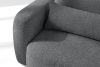 ELOSA Ecksofa im japanischen Stil mit Bouclé-Stoff, rechts, dunkelgrau dunkelgrau - Foto 8