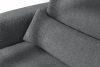 ELOSA Ecksofa im japanischen Stil mit Bouclé-Stoff, rechts, dunkelgrau dunkelgrau - Foto 9
