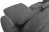 ELOSA Ecksofa im japanischen Stil mit Bouclé-Stoff, rechts, dunkelgrau dunkelgrau - Foto 12