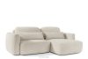ELOSA Japandi-Ecksofa aus Bouclé-Stoff, rechts, weiß weiß - Foto 4