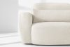 ELOSA Japandi-Ecksofa aus Bouclé-Stoff, rechts, weiß weiß - Foto 7