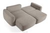 ELOSA Japandi-Ecksofa aus Bouclé-Stoff, links, grau grau - Foto 5