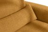 ELOSA Ecksofa im japanischen Stil aus Bouclé-Stoff, links, honigfarben honigfarben - Foto 9
