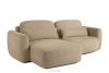 ELOSA Japandi-Ecksofa aus Bouclé-Stoff, links, beige beige - Foto 3