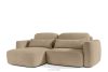ELOSA Japandi-Ecksofa aus Bouclé-Stoff, links, beige beige - Foto 4