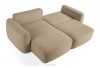 ELOSA Japandi-Ecksofa aus Bouclé-Stoff, links, beige beige - Foto 5