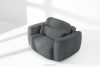 ELOSA Sofa und Sessel im japanischen Stil aus dunkelgrauem Bouclé-Stoff dunkelgrau - Foto 27