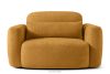 ELOSA Sofa und Sessel im japanischen Stil aus honigfarbenem Bouclé-Stoff honigfarben - Foto 17