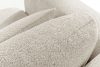 ELOSA Sofa und Sessel im Japandi-Stil aus weißem Bouclé-Stoff weiß - Foto 11