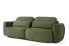 ELOSA Sofa und Sessel im japanischen Stil aus olivgrünem Bouclé-Stoff oliv - Foto 4