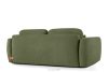 ELOSA Sofa und Sessel im japanischen Stil aus olivgrünem Bouclé-Stoff oliv - Foto 7
