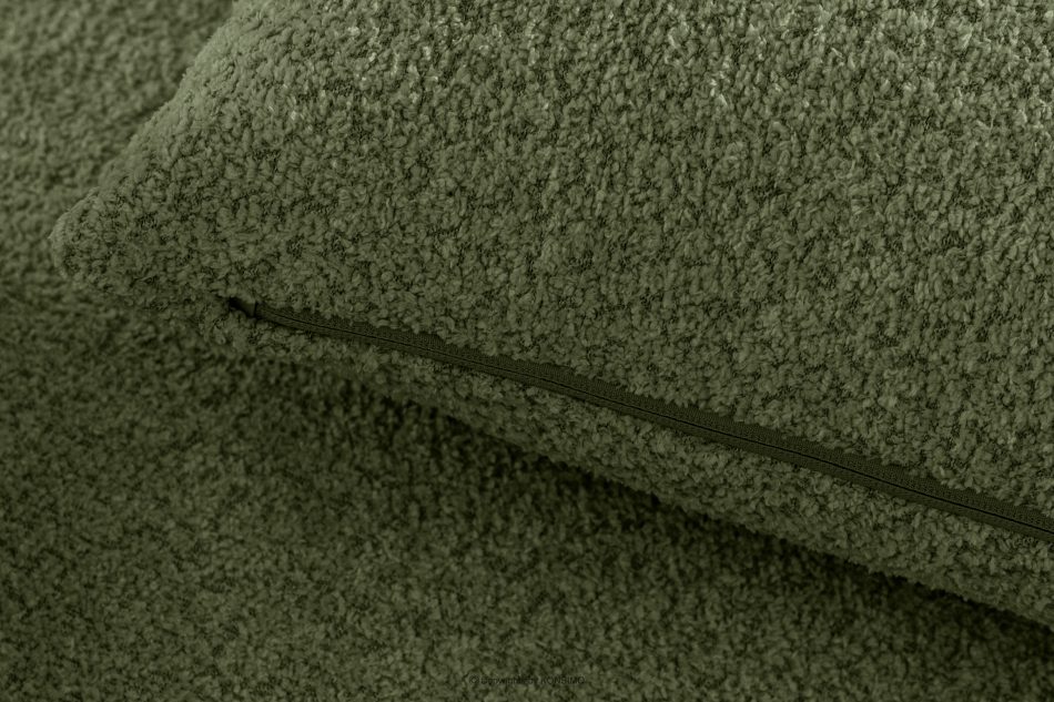 ELOSA Sofa und Sessel im japanischen Stil aus olivgrünem Bouclé-Stoff oliv - Foto 11