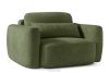 ELOSA Sofa und Sessel im japanischen Stil aus olivgrünem Bouclé-Stoff oliv - Foto 19