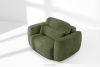 ELOSA Sofa und Sessel im japanischen Stil aus olivgrünem Bouclé-Stoff oliv - Foto 27