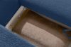 ELOSA Sofa und Sessel im japanischen Stil aus dunkelblauem Bouclé-Stoff dunkelblau - Foto 16