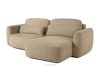 ELOSA Rechte Ecksofa und Sessel im Japandi-Stil Bouclé beige beige - Foto 4