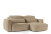 ELOSA Rechte Ecksofa und Sessel im Japandi-Stil Bouclé beige beige - Foto 5