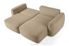 ELOSA Rechte Ecksofa und Sessel im Japandi-Stil Bouclé beige beige - Foto 6