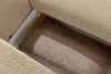 ELOSA Rechte Ecksofa und Sessel im Japandi-Stil Bouclé beige beige - Foto 16