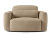ELOSA Rechte Ecksofa und Sessel im Japandi-Stil Bouclé beige beige - Foto 17