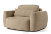 ELOSA Rechte Ecksofa und Sessel im Japandi-Stil Bouclé beige beige - Foto 18