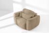 ELOSA Rechte Ecksofa und Sessel im Japandi-Stil Bouclé beige beige - Foto 27