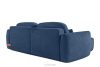 ELOSA Rechte Ecksofa und Sessel im Japandi-Stil Bouclé marineblau marineblau - Foto 7
