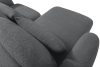 ELOSA Linkes Ecksofa und Sessel im Japandi-Stil Bouclé dunkelgrau dunkelgrau - Foto 13
