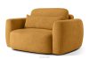 ELOSA Linkes Ecksofa und Sessel im japanischen Stil Bouclé honigfarben honigfarben - Foto 18