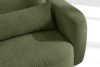 ELOSA Linkes Ecksofa und Sessel im Japandi-Stil Bouclé olivgrün olivgrün - Foto 9