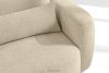ELOSA Linkes Ecksofa und Sessel im Japandi-Stil Bouclé hellbeige hellbeige - Foto 9