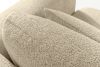 ELOSA Linkes Ecksofa und Sessel im Japandi-Stil Bouclé hellbeige hellbeige - Foto 11