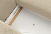 ELOSA Linkes Ecksofa und Sessel im Japandi-Stil Bouclé hellbeige hellbeige - Foto 14