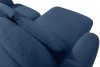 ELOSA Linkes Ecksofa und Sessel im Japandi-Stil Bouclé marineblau marineblau - Foto 13