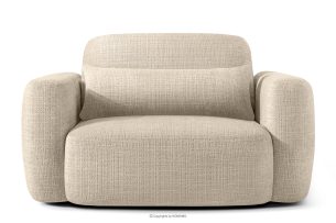 ELOSA, https://konsimo.de/kollektion/elosa/ Japandi-Sessel aus cremefarbenem Chenille-Stoff cremefarben - Foto