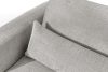 ELOSA Sofa 3 Japandi aus hellgrauem Chenille-Stoff hellgrau - Foto 9