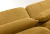ELOSA Dreisitzer-Sofa im japanischen Stil aus gelbem Chenille-Stoff gelb - Foto 12