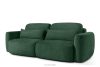 ELOSA Dreisitzer-Sofa im japanischen Stil aus grünem Chenille-Stoff grün - Foto 3