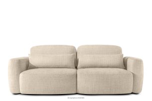 ELOSA, https://konsimo.de/kollektion/elosa/ Sofa 3 Japandi aus cremefarbenem Chenille-Stoff cremefarben - Foto